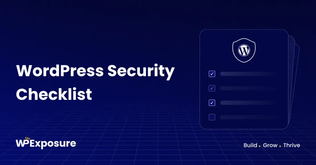Complete WordPress security checklist