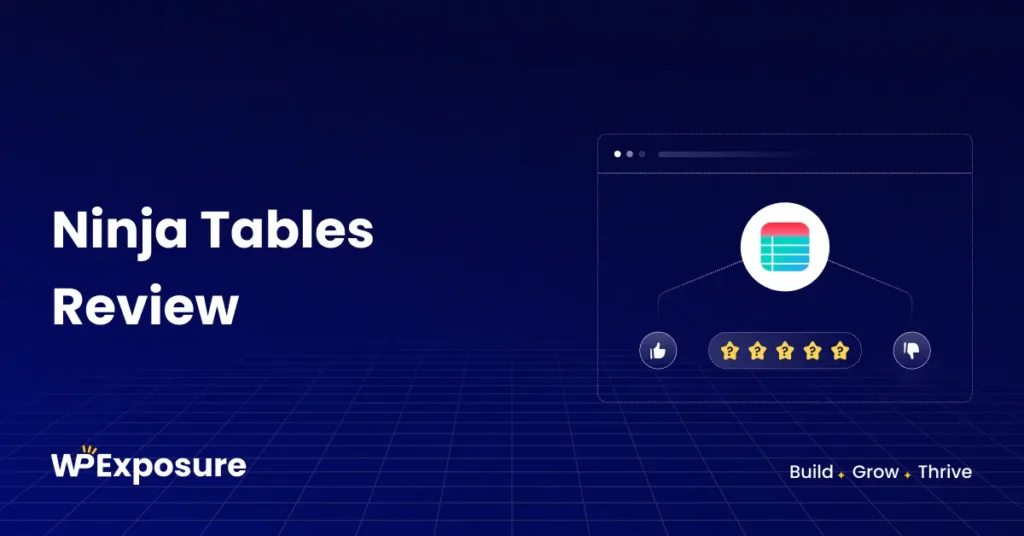 Ninja Tables WordPress plugin review