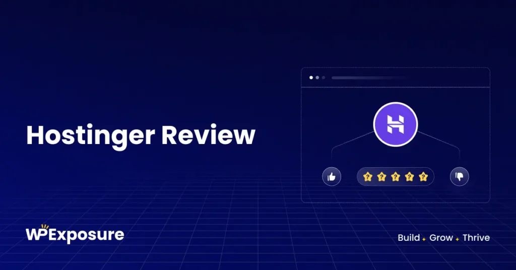 Hostinger web hosting review